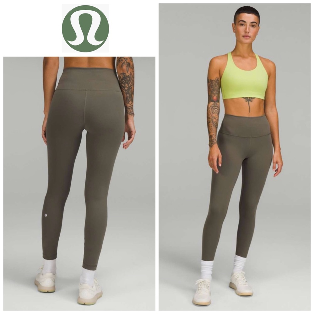 Lululemon Sz 18 Wunder Train High-Rise Tight 25" in Carob Brown Size 18